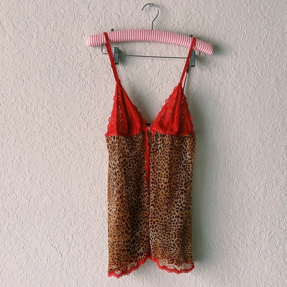 Victoria's Secret Other - Victoria’s Secret Very Sexy Animal Print Lingerie Nightgown